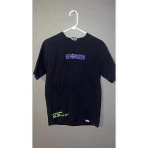 Broken Promises Attention Not For The Faint Of Heart Adult M Graphic Tee Shirt